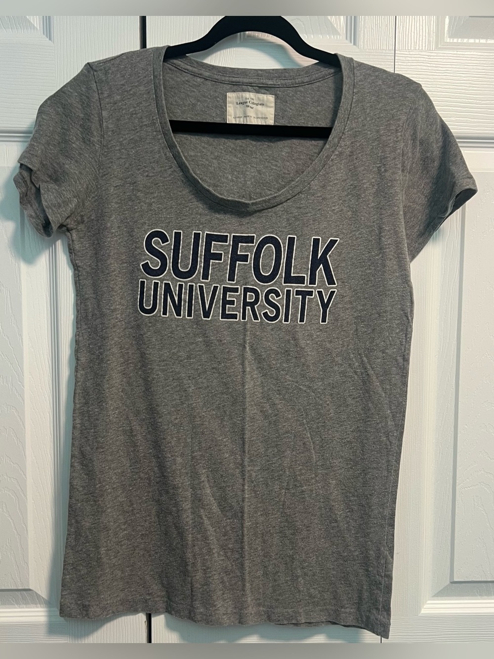 Suffolk University Gray Women's Tee - Classic Campus Shirt
